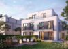 Architektenduett in puristischer Architektur - Gartenansicht